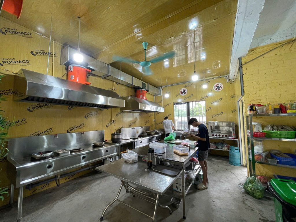 Dự Án Bếp Nhà Hàng Trâu Ngon