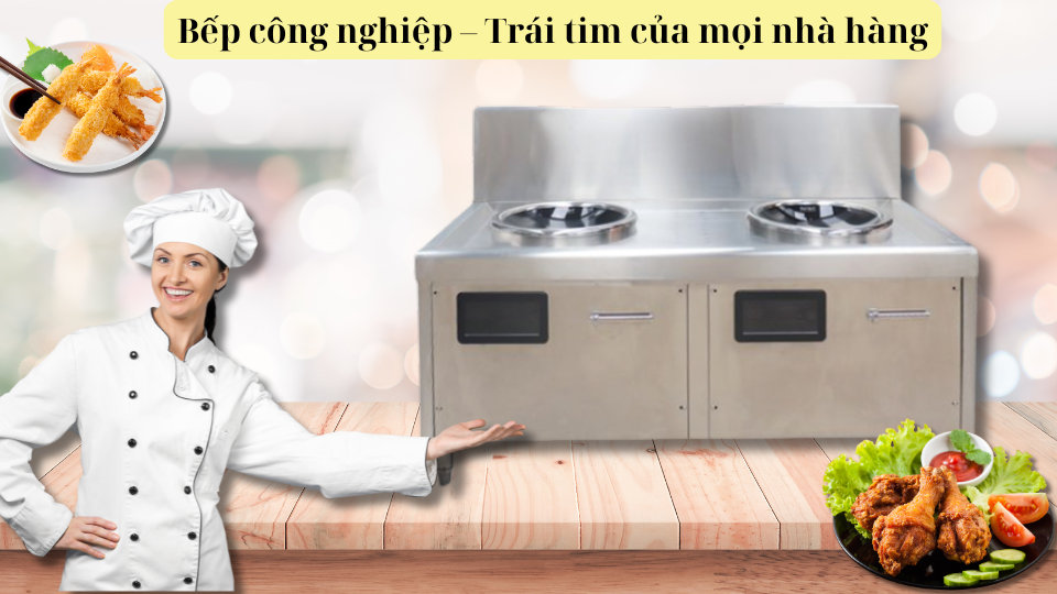 Các Loại Bếp Công Nghiệp Phổ Biến Cho Nhà Hàng