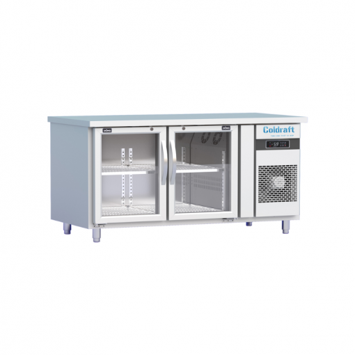 Tủ Bàn Đông 2 Cánh Kính ColdRaft CR-BD1575K (2)