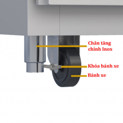 Chân Tủ Mát ColdRaft CR-TM1100LI 4 Cánh (8)