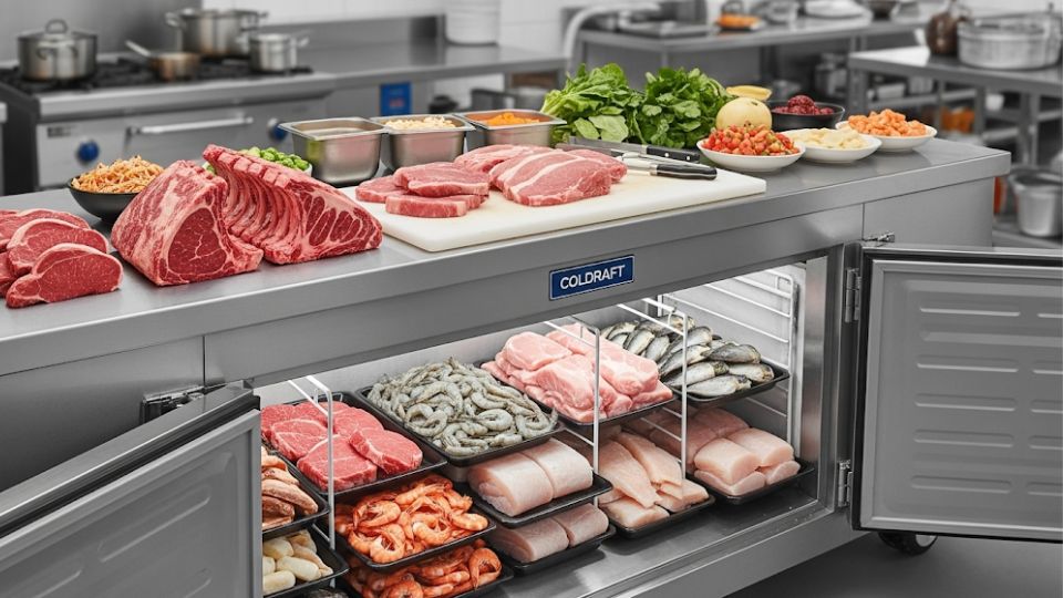 Nhiệt Độ Bảo Quản Các Loại Thực Phẩm Trong Tủ Bàn Đông Inox